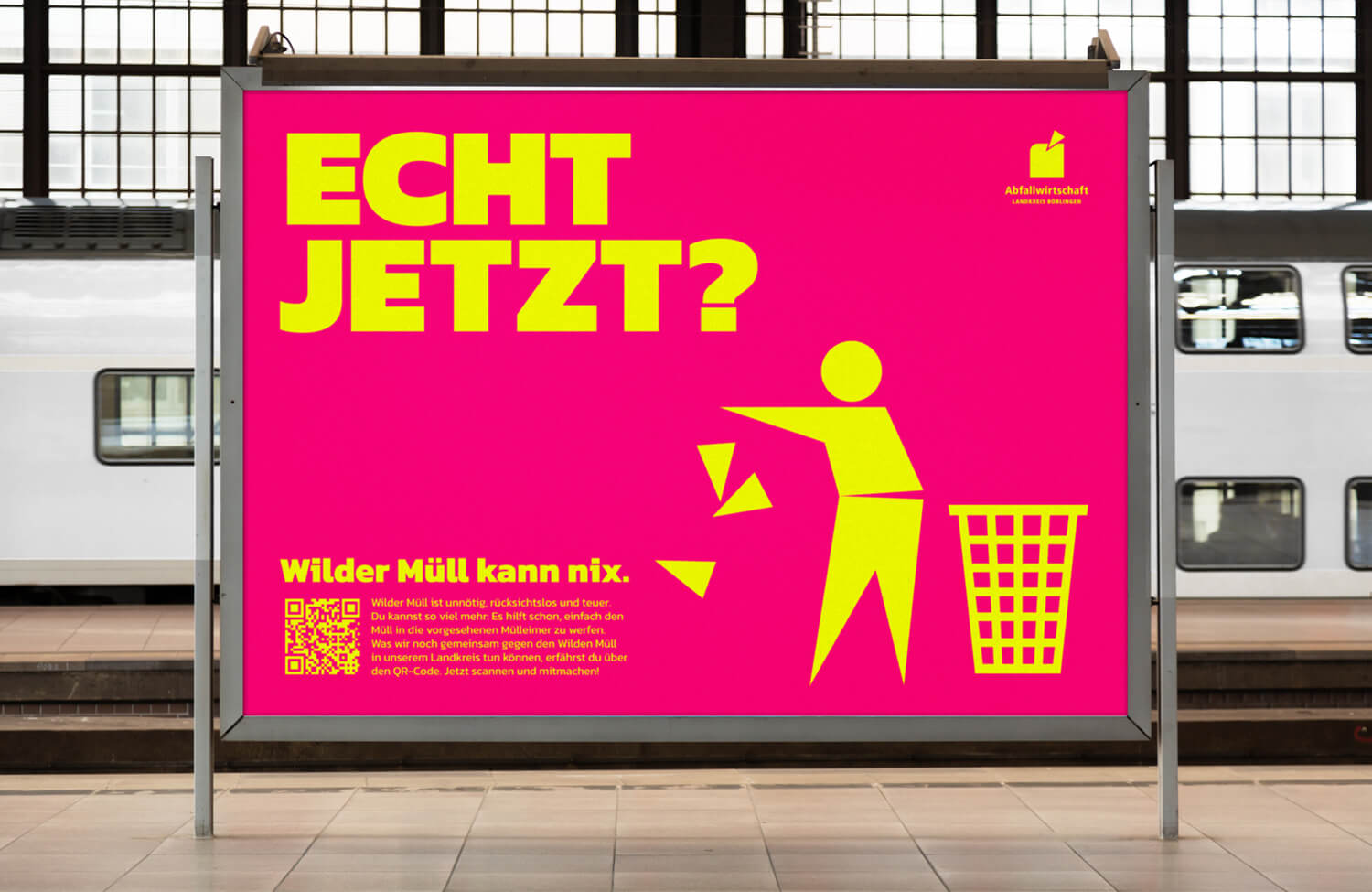 Wilder Müll kann nix: Echt jetzt? Kampagne gegen illegale Abfallentsorgung des Landkreis Böblingen
